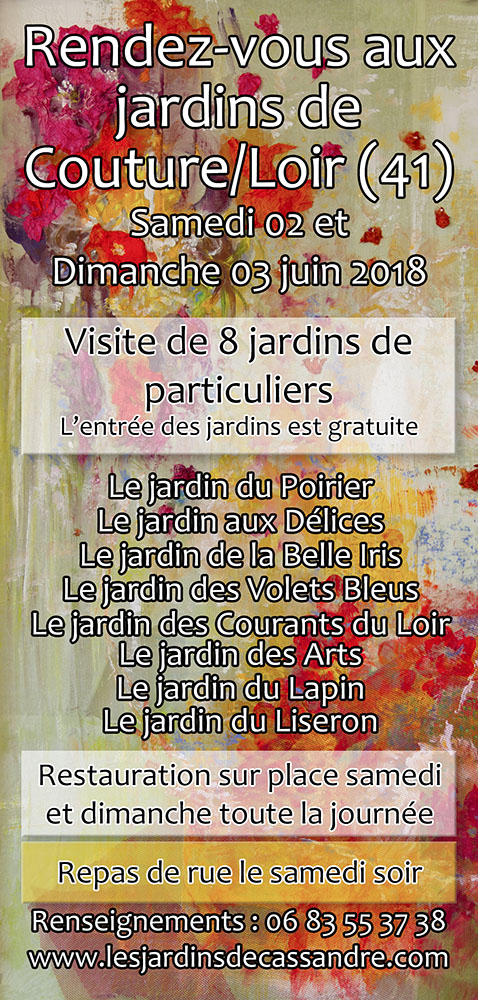 Flyer rendez-vous aux jardins 2018